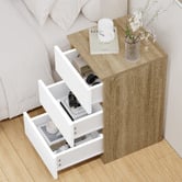 Hoxton Room Regal 3 Drawer Bedside Table
