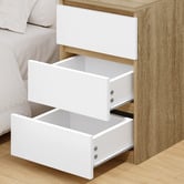 Hoxton Room Regal 3 Drawer Bedside Table