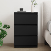 Hoxton Room Regal 3 Drawer Bedside Table
