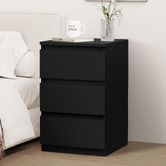 Hoxton Room Regal 3 Drawer Bedside Table