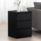 Hoxton Room Regal 3 Drawer Bedside Table