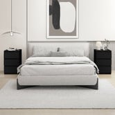 Hoxton Room Regal 3 Drawer Bedside Table