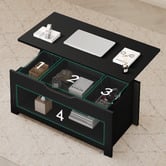 Hoxton Room Michel Rectangular Lift-Top Coffee Table