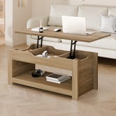 Hoxton Room Michel Rectangular Lift-Top Coffee Table