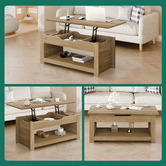 Hoxton Room Michel Lift Up Coffee Table