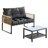 Hoxton Room 2 Seater Zenebe Outdoor Lounge Set