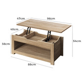 Hoxton Room Michel Lift Up Coffee Table
