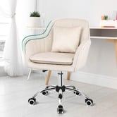 Hoxton Room Carrie Velvet Office Chair