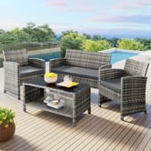 Hoxton Room 4 Seater Matteo Outdoor Lounge Set