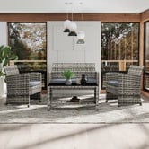 Hoxton Room 4 Seater Matteo Outdoor Lounge Set