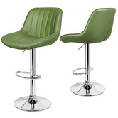 Hoxton Room Avalache Faux Leather Adjustable Bar Stools