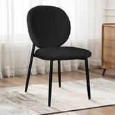Hoxton Room Dorado Teddy Velvet Dining Chairs