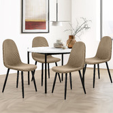 Hoxton Room Vista Corduroy Dining Chairs