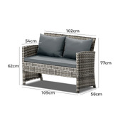 Hoxton Room 4 Seater Adair Outdoor Lounge Set