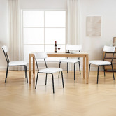 Hoxton Room Sierra Teddy Velvet Dining Chairs