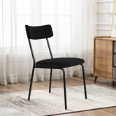 Hoxton Room Sierra Teddy Velvet Dining Chairs
