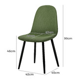 Hoxton Room Vista Corduroy Dining Chairs