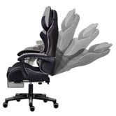 Hoxton Room Sova Faux Leather Gaming Chair with Lumbar Massage