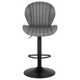 Hoxton Room Grey Deston Adjustable Bar Stools