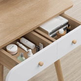 Hoxton Room 2 Piece Carina Dressing Table &amp; Stool Set