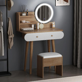 Hoxton Room 2 Piece Carina Dressing Table &amp; Stool Set