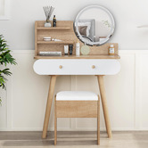 Hoxton Room 2 Piece Carina Dressing Table &amp; Stool Set