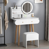 Hoxton Room 2 Piece Carina Dressing Table &amp; Stool Set