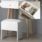 Hoxton Room 2 Piece Carina Dressing Table &amp; Stool Set