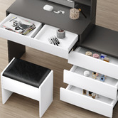 Hoxton Room 2 Piece Ophelia Dressing Table &amp; Stool Set