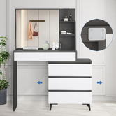 Hoxton Room 2 Piece Ophelia Dressing Table &amp; Stool Set