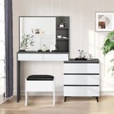 Hoxton Room 2 Piece Ophelia Dressing Table &amp; Stool Set