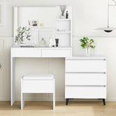 Hoxton Room 2 Piece Ophelia Dressing Table &amp; Stool Set
