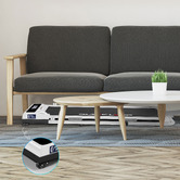 Hoxton Room Linton Electric Walking Pad with Handrail