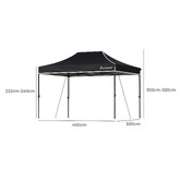 Hoxton Room 4.5 x 3m Mohan Outdoor Pop-Up Gazebo