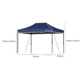 Hoxton Room 4.5 x 3m Mohan Outdoor Pop-Up Gazebo