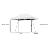 Hoxton Room 4.5 x 3m Mohan Outdoor Pop-Up Gazebo