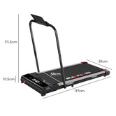 Hoxton Room Linton Electric Walking Pad with Handrail