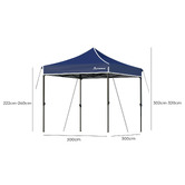 Hoxton Room 3 x 3m Sharma Outdoor Pop-Up Gazebo
