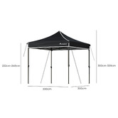 Hoxton Room 3 x 3m Sharma Outdoor Pop-Up Gazebo