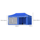 Hoxton Room 6 x 3m Felix Outdoor Pop-Up Gazebo