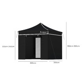 Hoxton Room 3 x 3m Neven Outdoor Pop-Up Gazebo