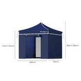 Hoxton Room 3 x 3m Neven Outdoor Pop-Up Gazebo
