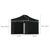 Hoxton Room 4.5 x 3m Neven Outdoor Pop-Up Gazebo