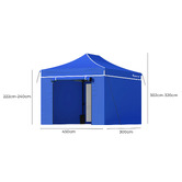 Hoxton Room 4.5 x 3m Neven Outdoor Pop-Up Gazebo