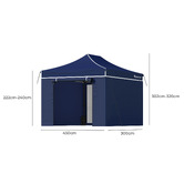 Hoxton Room 4.5 x 3m Neven Outdoor Pop-Up Gazebo