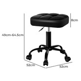 Hoxton Room Belmont Gas Lift Chrome Office Stool