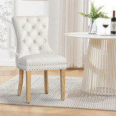 Hoxton Room Dewin Tufted Velvet Dining Chairs