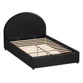 Hoxton Room Kenyatta Faux Leather Gas Lift Storage Bed