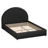 Hoxton Room Kenyatta Faux Leather Gas Lift Storage Bed