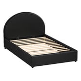 Hoxton Room Kenyatta Faux Leather Gas Lift Storage Bed